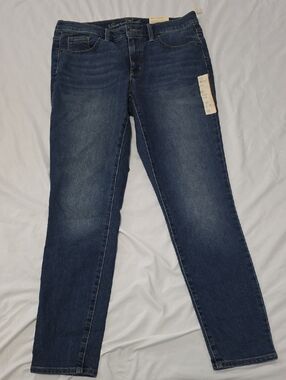 Women’s Dark Blue Stretch Skinny Jeans